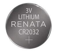 Renata CR2032 - Batteria al litio per orologi, chiavi, gadget, 3 V, confezione blister