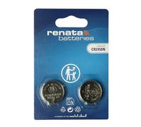 Renata CR2450N - Batteria a bottone al litio da 3 V, speciale forma N, precisione svizzera per computer di bordo e Smart Home, confezione da 2