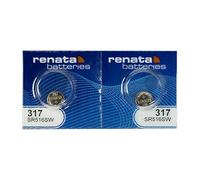 Renata 317 batteria per orologio, confezione da due