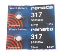 Renata 317 Watch Battery, Twin Pack by Renata