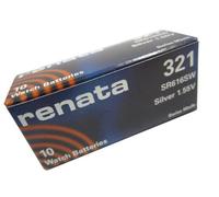 Renata 321, SR616SW, Pila da orologio, 10 Piles