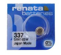 Renata 337 SR416SW sb-a5 argento ossido orologio batteria 1.55 V, confezione blister