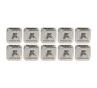 Renata / Swatch Group - Pila bottone ossido d'argento 357 RENATA 1.55V 190mAh - Blister x 1