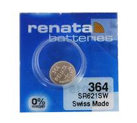Renata 364 SR621SW - Batteria per orologio Swiss Made 1,55 V, confezione da 10