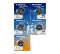 Renata #371 Ossido D'argento Batteria - 5 Pacco