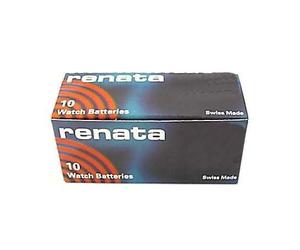Renata 376 - Batteria per orologio, confezione da 10