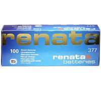 Renata 377 SR626SW - Batteria per orologio in ossido di argento, 1,55 V, confezione da 10