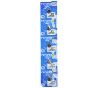 Renata 377 SR626SW SR626 AG4 LR626 - Batterie elettroniche senza ossido di argento, senza mercurio, confezione da 5