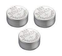 Renata Batteria per orologio 393 (SR754SW/AG5) Swiss Made 1,5 V – Confezione 3 pezzi