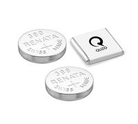 Renata 399 - Batteria per orologio, 1,55 V, SR927 W, senza mercurio, confezione da 2