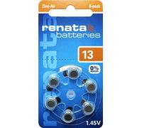 Renata - 60 batterie per apparecchi acustici ZA 13, 310 mAh, 1,4 V
