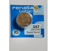 Renata) Batteria 357 (SR44W) ARGENTO 1.55V (SWISS MADE)