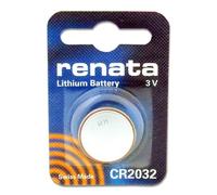 Renata, batteria a bottone 2032, al litio, di produzione svizzera, 1 pz