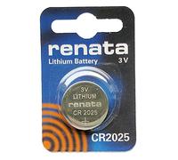 Renata, batteria al litio a bottone CR2025, per orologi, da 3 V, DL2025, ECR 2025, BR 2025