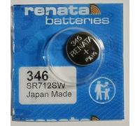 Renata - Batteria bottone ossido d'argento 346 Renata 1,55 V 9,5 mAh - Blister x 1