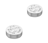 Renata Batteria per orologio da polso, realizzata in Svizzera, batteria all'ossido di argento, priva di mercurio, 1,55 V, lunga durata, 2 pezzi
