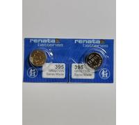 Renata Batteria per orologio da polso, realizzata in Svizzera, batteria all'ossido di argento, priva di mercurio, 1,55 V, lunga durata, 2 pezzi