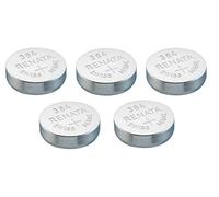 Renata - Batteria per orologio, prodotta in Svizzera, 384 o SR41SW o AG3, 1,5 V (5 x 384 o SR 41 SW)