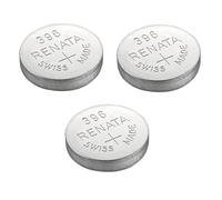Renata - Batteria per orologio Renata 396 o SR726SW o AG2 1,5 V (3 x 396 o SR 726 SW)