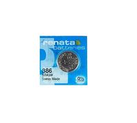 Renata - Batteria senza mercurio, 1,55 Volt, da orologio, la batteria 386 sostituisce la SR43SW
