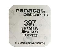 50x Renata Watch 397Cella orologio a bottone SR726SW V397 batteria orologio 1...