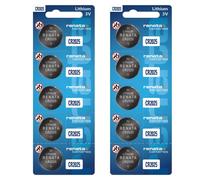 Renata CR2025 - Batterie a bottone al litio da 3 V (10 pezzi)