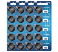 Renata CR2032 - Batterie al litio a bottone 2032, 3 V, 20 pezzi