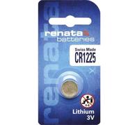 Renata - Confezione da 2 Blister da 1 Pila a bottone al Litio CR1225, 3 V, 48 mAh