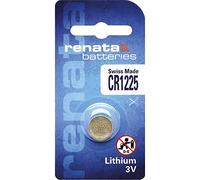 Renata - Confezione da 2 Blister da 1 Pila a bottone al Litio CR1225, 3 V, 48 mAh