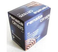 Renata CR1025 30mAh 3V batteria - 10 pezzi