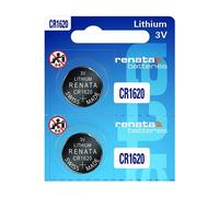 Renata CR1620 - Batterie al litio a bottone 1620, 3 V, 2 pezzi