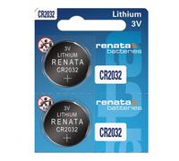Renata CR2032 - Batterie a bottone al litio da 3 V, 2 pezzi