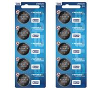 Renata CR2032 - Batterie al litio a bottone 2032, 3 V, 10 pezzi