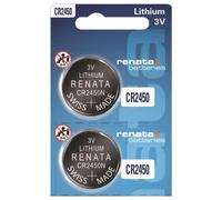 Renata CR2450 - Batterie a bottone al litio da 3 V, 2450, 2 pezzi