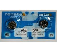 Renata - Due batterie 384 SR41SW