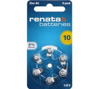 Renata Hearing Aid PR70 - Pila a bottone ZA 10 zinco-aria, 105 mAh, 1,4 V, 6 pezzi