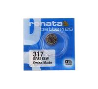 Renata - Lotto di 2 batterie per orologio SR516SW in ossido di argento 317, 1,55 V