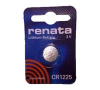 Renata, pila a bottone CR1225, al litio, da 3 V, per orologi, usabile in alternativa a DL1225, ECR1225, BR1225