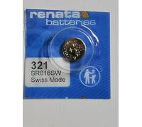 Renata SR616SW - Batteria per orologio da polso, tipologia 321, Confezione da 1