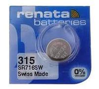 Renata SR716SW, 3 batterie per orologio senza mercurio 315