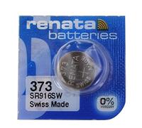 Renata SR916SW NUOVA 373, colore: Argento, 1,55 V, prodotto in Svizzera, Argento, 373