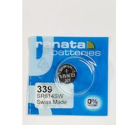 Renata / Swatch Group - Pila bottone ossido d'argento 339 RENATA 1.55V 11mAh - Blister x 1