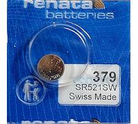 Renata/Swatch Group - Pila bottone ossido d'argento 379 RENATA 1.55V 16mAh