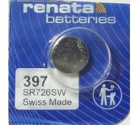 Renata/Swatch Group - Pila bottone ossido d'argento 397 RENATA 1.55V 32mAh