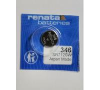 Renata/Swatch GroupPile pulsante ossido di argento SROssido di argento1,55V9,5mAhCompatibile con: 280-66; 346; 628; D346; GP346; SB-AH ; SR712SW ; V346