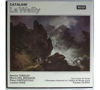 Renata Tebaldi - Alfredo Catalani / Renata Tebaldi, Mario del Monaco, Piero Cappuccilli, Justino Diaz - Orchestre National De L'Opéra De Monte-Carlo, Fausto Cleva - La Wally (Vinyl)