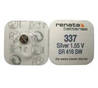 RENATA Set di 3 batterie a bottone Silver Ossido 337/SR416 SW 0% mercurio