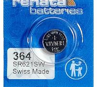 Renata Watch battery 364 (SR621SW) by Renata