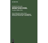 Renate Müller-B Briefe von und an Friedrich Nietzsche Januar (Copertina rigida)