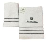 Renato Balestra 1 Set di 2 Asciugamani da bagno (1 viso e 1 bidet) Bianco